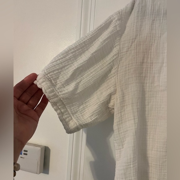 Sanctuary Textured White Shirt size XL (SKUK111) - Picture 2 of 12